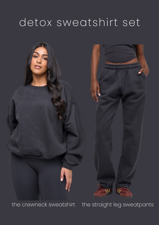 detox sweatshirt set