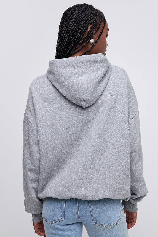 the zip up hoodie